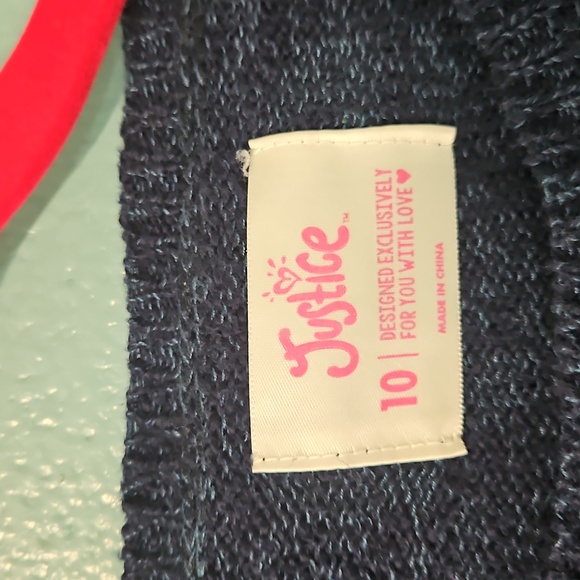 Girls Justice llama alpaca sweater - Picture 2 of 5